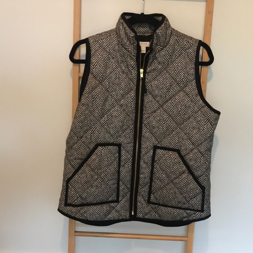 J Crew Factory Herringbone Vest